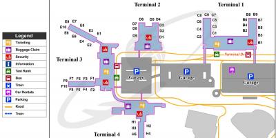 Ft Lauderdale airport parking kaart
