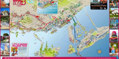 City sightseeing Miami kaart bekijken