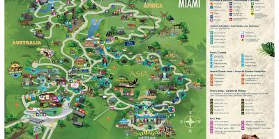 Zoo Miami kaart bekijken